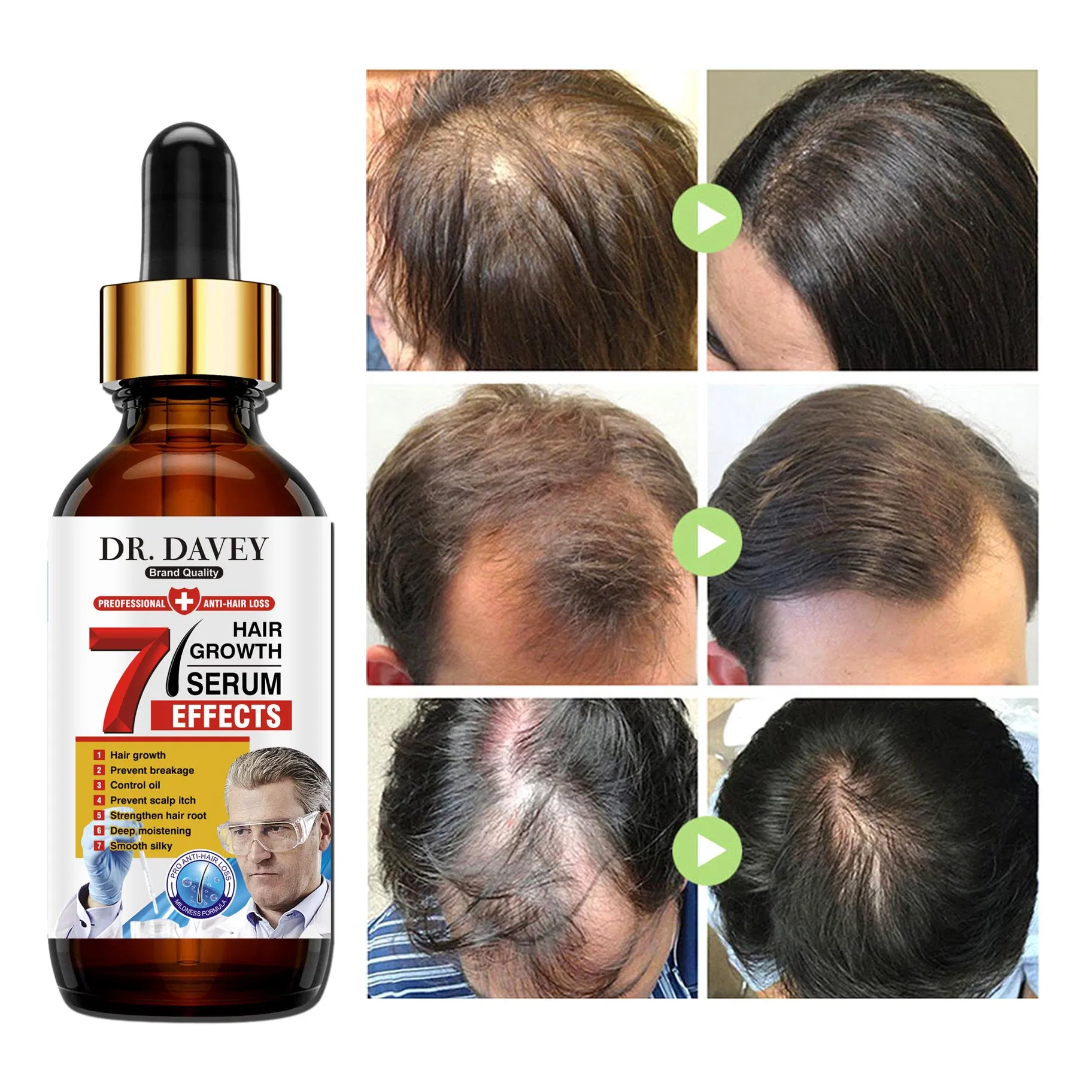 Dr. Davey Ginseng Healthy Serum Strengthen Hair Root Hair Growth Oil