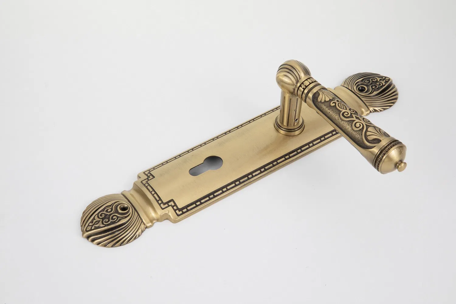 B-PM9587-CF Antique Brass Door Lock Door handle