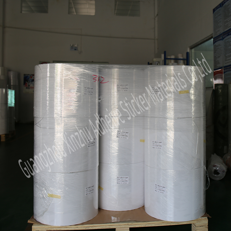 Factory Direct Sell 75# Matte Removable Synthetic Paper Sticker Material