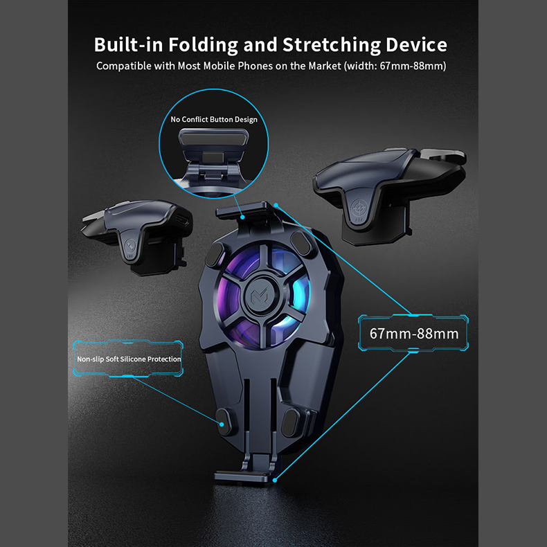 High Quality Gaming Controller Mobile Cooling Fan Mobile Game Trigger for Pubg Android Phone