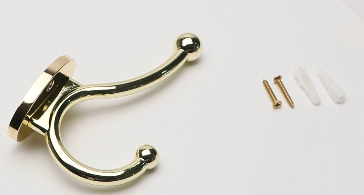 Mdyg04K Die-Cast Zinc Coat Hook, Gold Finish