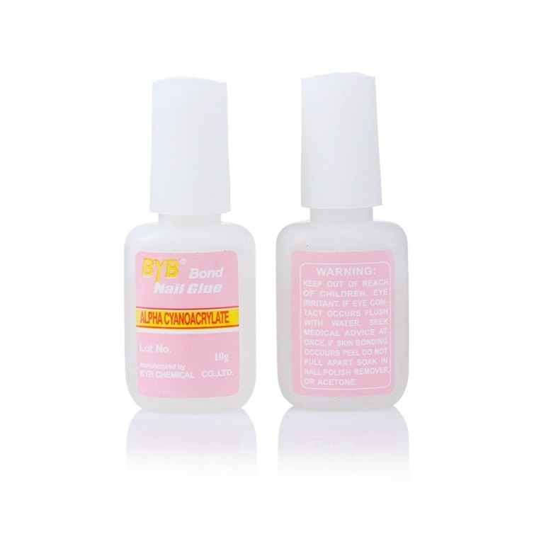Wholesale 10g Manicure Glue with Brush Finger Nail Glue Press on Acrylic Nails Tips Adhesive Strong Nail Tip Glue