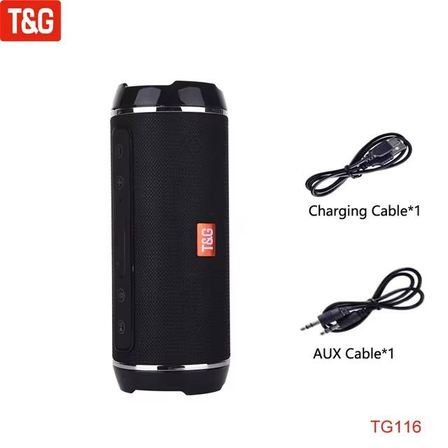 Портативная колонка T&G TG116 с Bluetooth