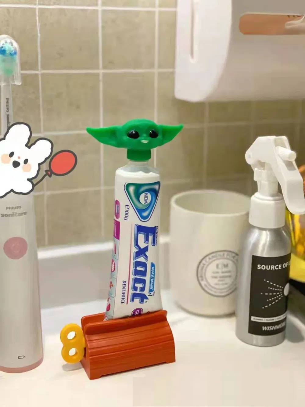 3D Printed Y-Oda Baby Closing Toothpaste Caps Mi18949