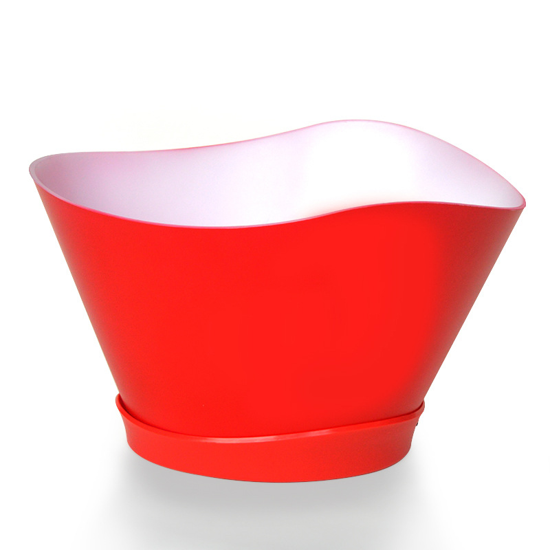 Oval Shaped LED Ice Bucket for Champagne Bottle