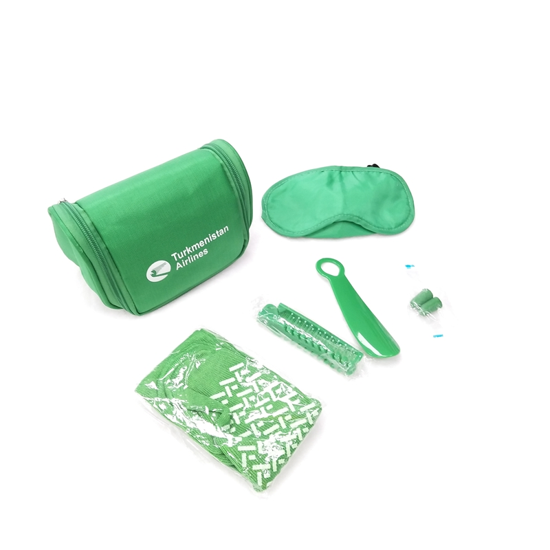 High Quality Traveling Bag Trolley Set Custom Travel Kits Airline Kit