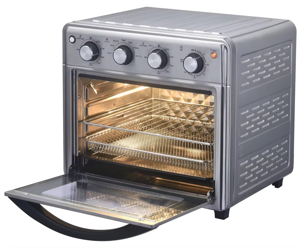 30L 1600W Large Capacity Deluxe Air Fryer Toaster Oven Digital Electric Air Fryer Convection Oven