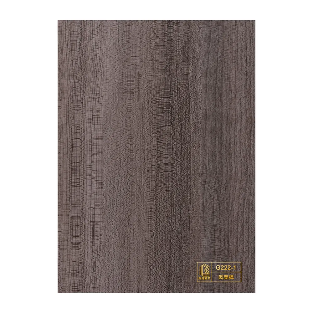 Scratch-Resistant Simple Construction PVC Wood Effect Film for Stairs