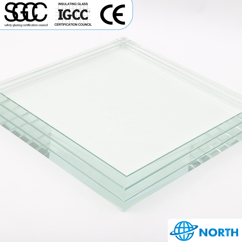 High Quality CE Certified Ultra Clear 8mm 10mm Tempered Laminated Glass for Curtain Wall