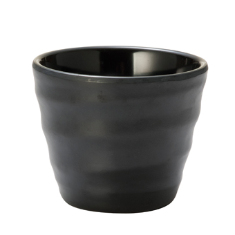 Черные матовые меламиновые чашки для чая, 210 мл