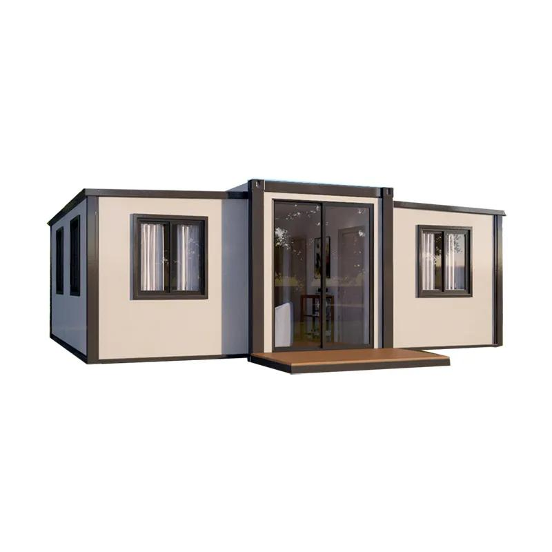 Steel Structure Customized Villa Prefab Backyard Guest Living Hotel Granny Prefabricated Home Prefab Sandwich Panel Expandable Container House