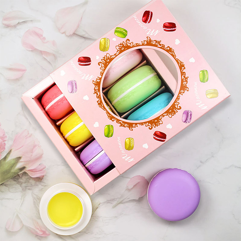 Delicious Macaroon Fruit Flavors Lip Mask with Custom Logo