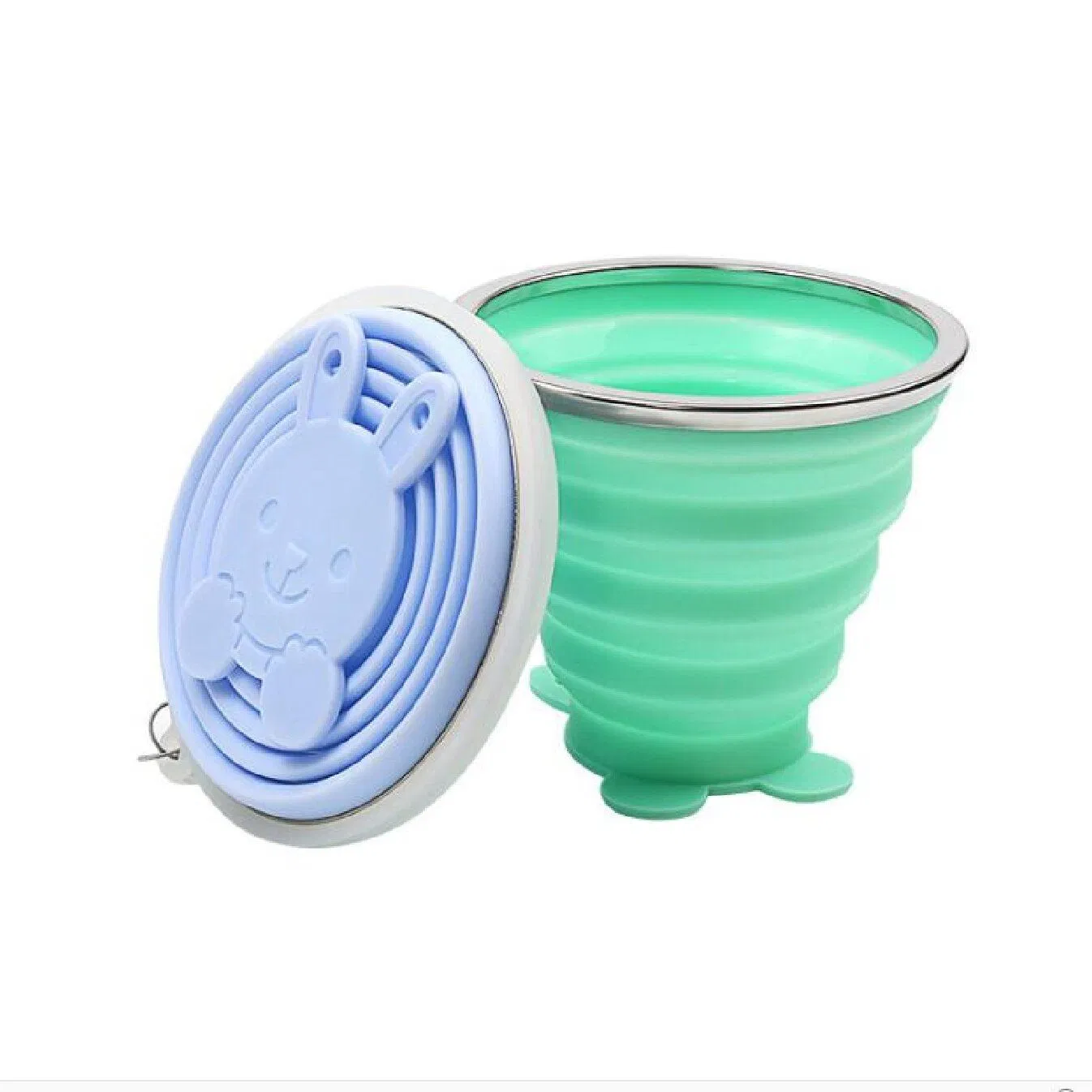 Outdoor Travel Collapsible Portable Silicone Folding Cup for Drinking
