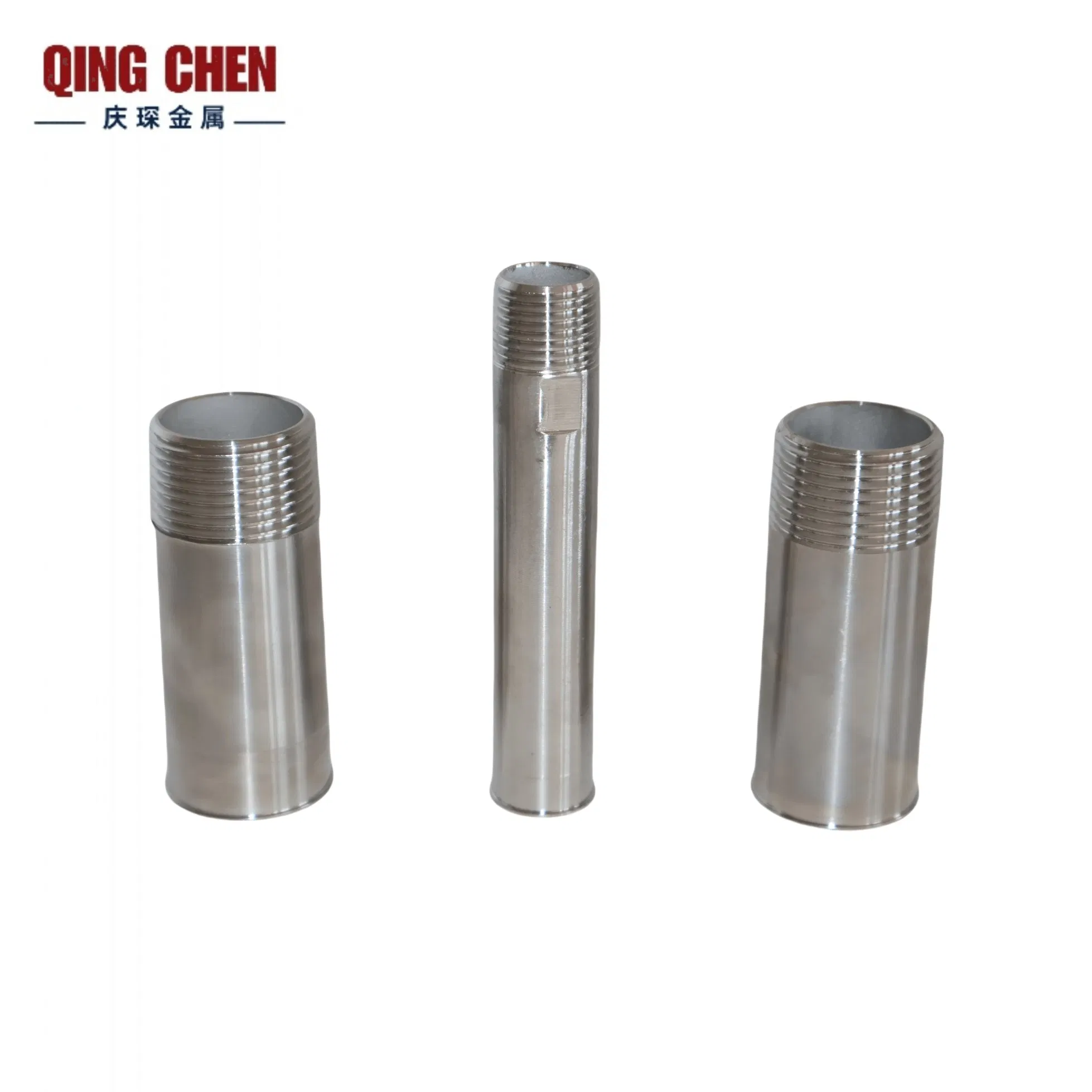 Heavy-Duty Stainless Steel Plumbing Nipple Connector Set for Easy Installation