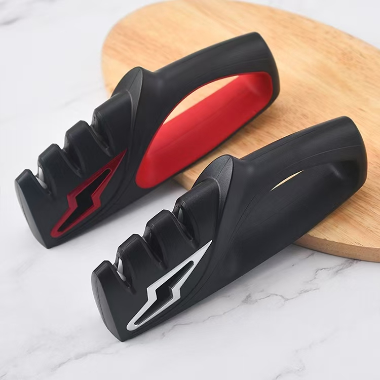 Compact Handheld Kitchen Gadgets Knife Sharpener for Home Chefs and Professionals
