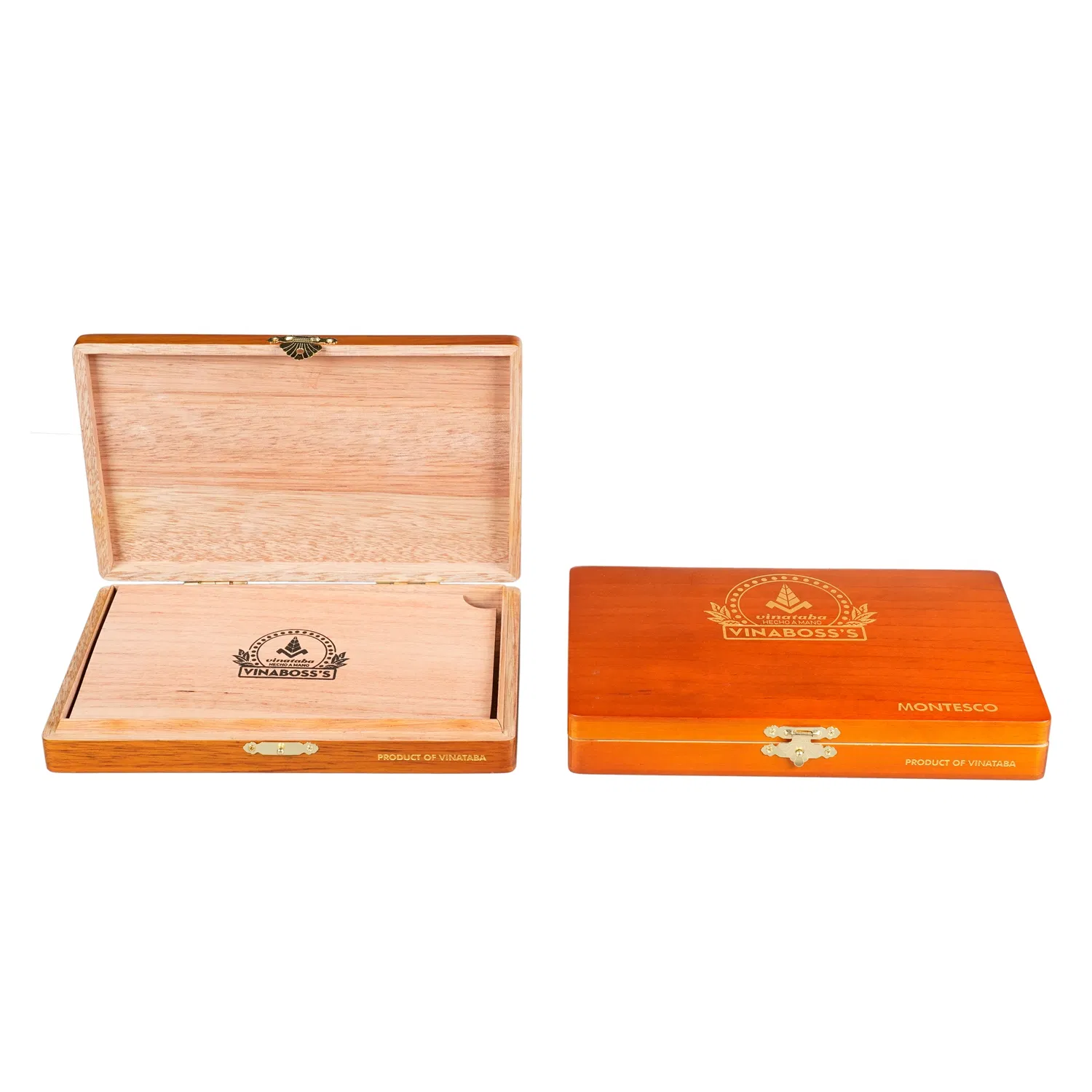 Wholesales Cigarette Solid Wood Cigar Box Custom Wooden Packing Box for Humidors