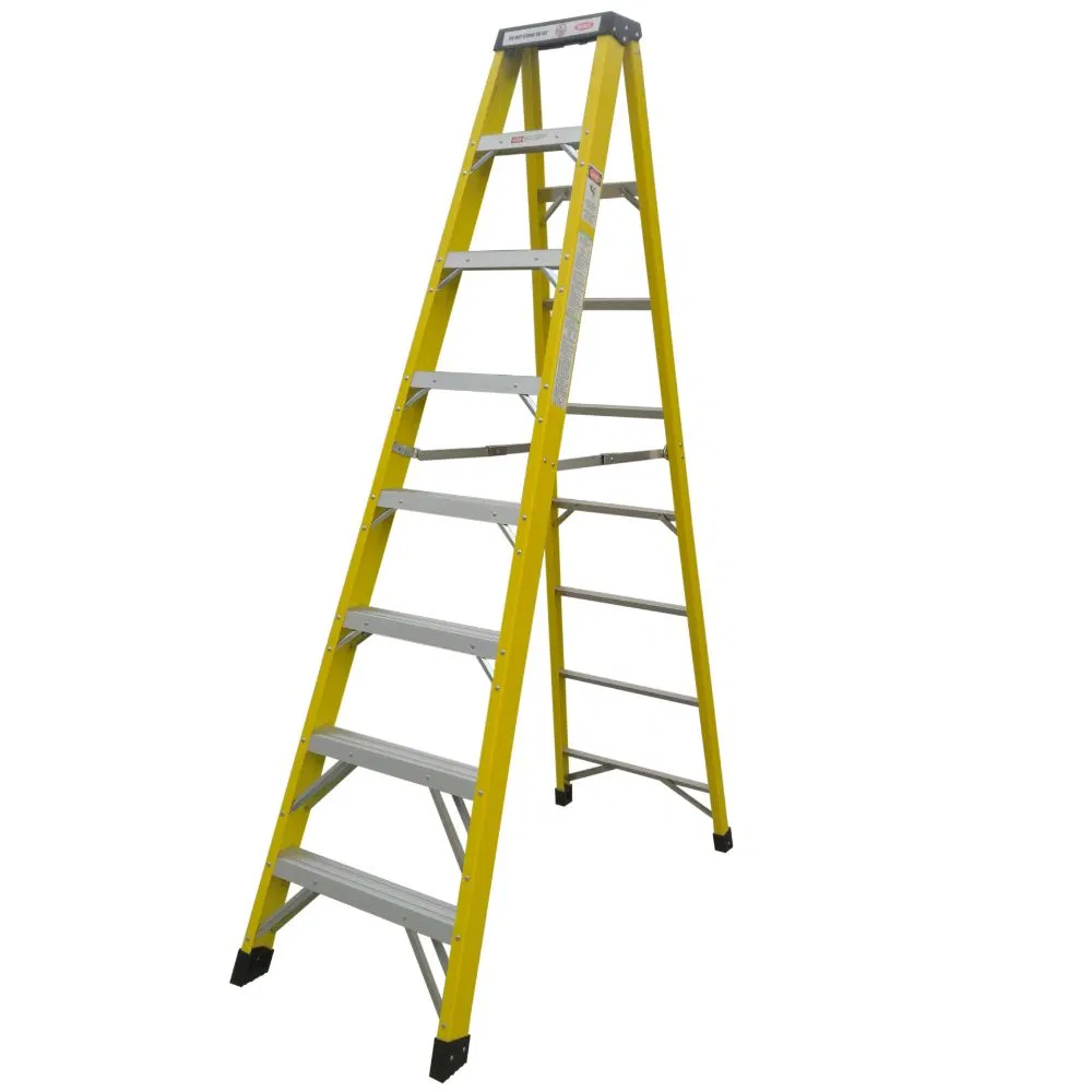 3 4 5 6 7 Steps Multi Purpose Fiberglass Safety Ladders Folding Step Ladder
