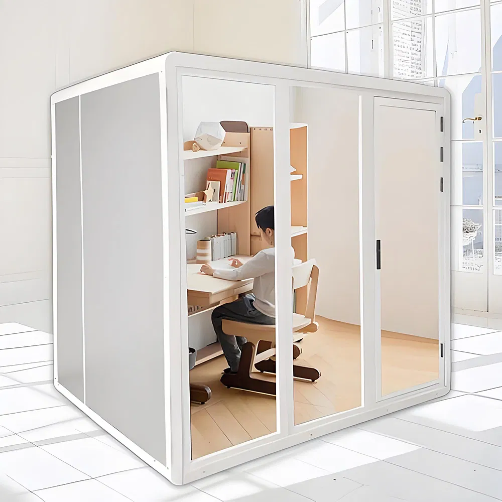 Durability Temporary Housing Customize Acoustic Meeting Pods Sound Isolation Booth