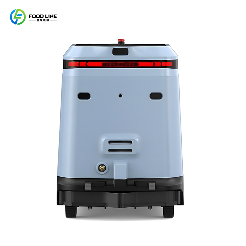 Intelligent Autonomous Commercial Floor Scrubbing and Drying Cleaning Machine Robot for Home