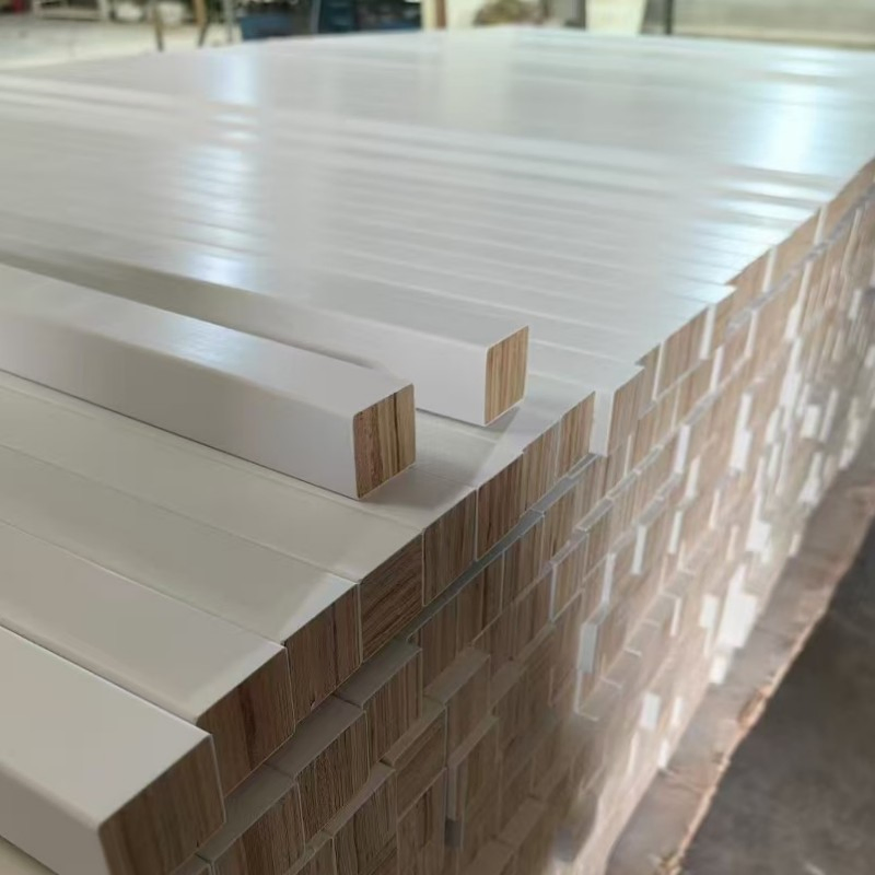 Home Decorations Crown Moulding Woodmateria Cornice Ceiling Molding Wall Moulding White Primed Wall Trim Baseboards Skirting Boards Door Jamb Wood Mouldings