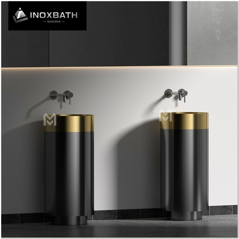 Раковина для ванной ADA с антимикробным покрытием и пьедесталом