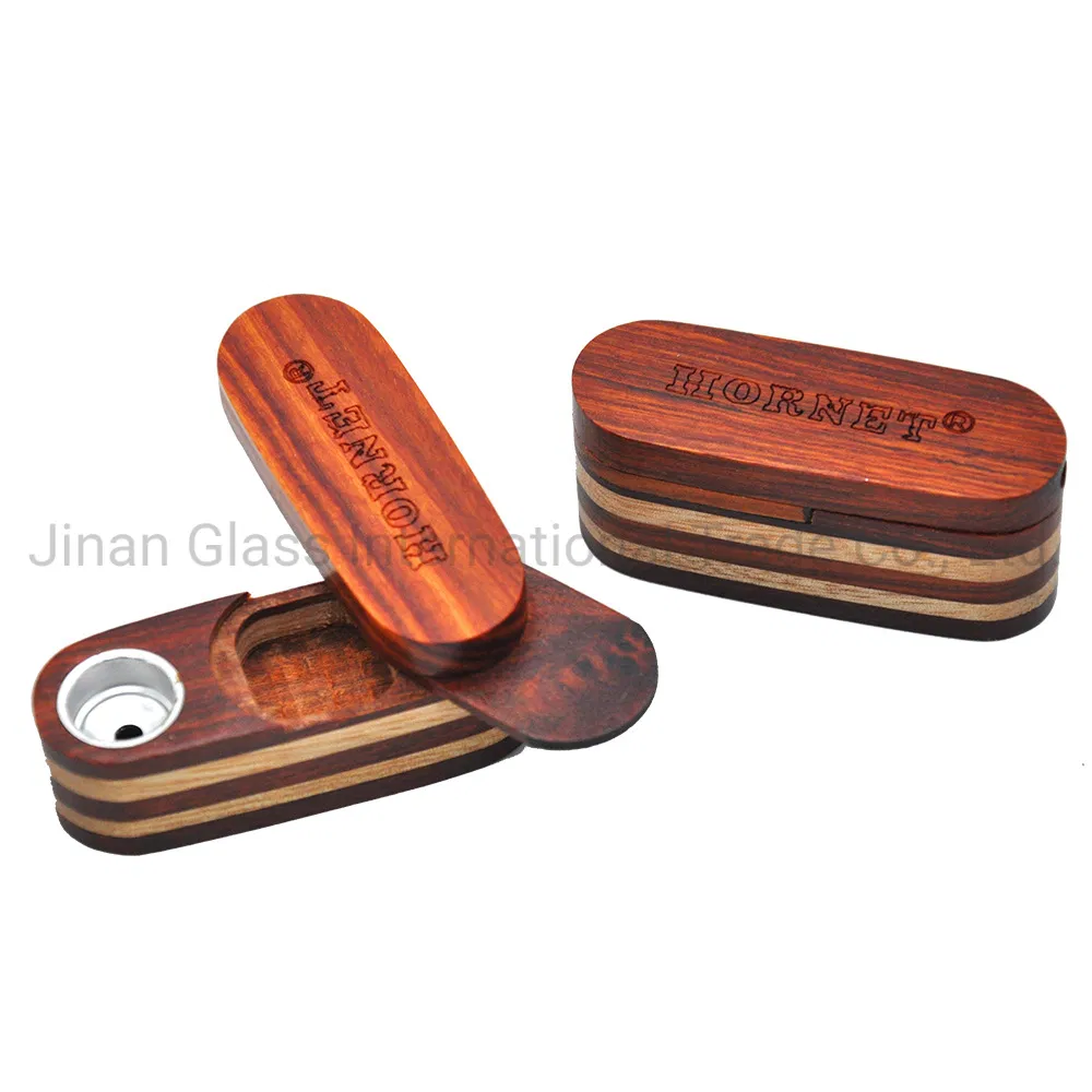 2021 Hot Sale Hand Made Double-Layer Rotating Pipe Wooden Smoking Pipe