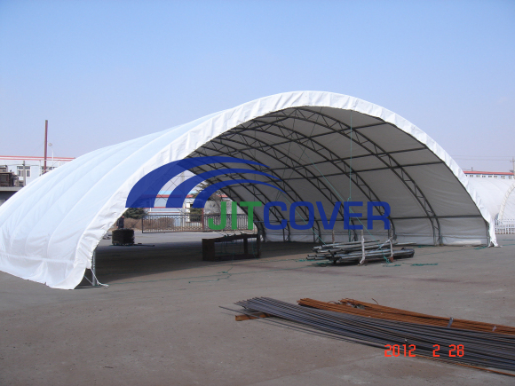 Carport Attached with Containers (JIT-406015C)