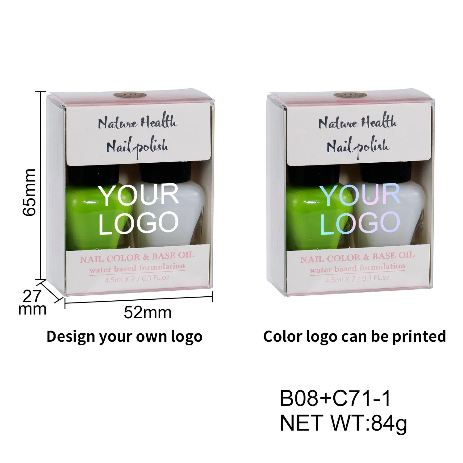 Premium Quality Peel off Nail Polish Organizer Samples for Resale