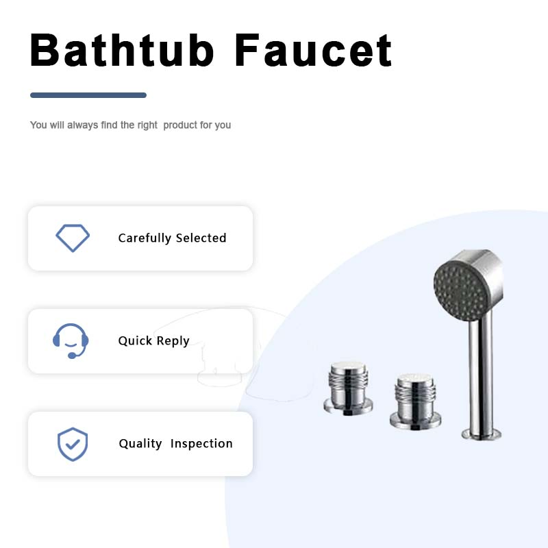 Proway Whirlpool SPA Faucet Hot Tub Mixer Tap Bathtub Faucet Set