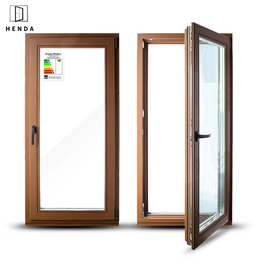 China Factory 65/110/90 Series Aluminum Profile New Window Grill Design Thermal Break 304# Stainless Mesh Fly Screen Aluminum Casement Window