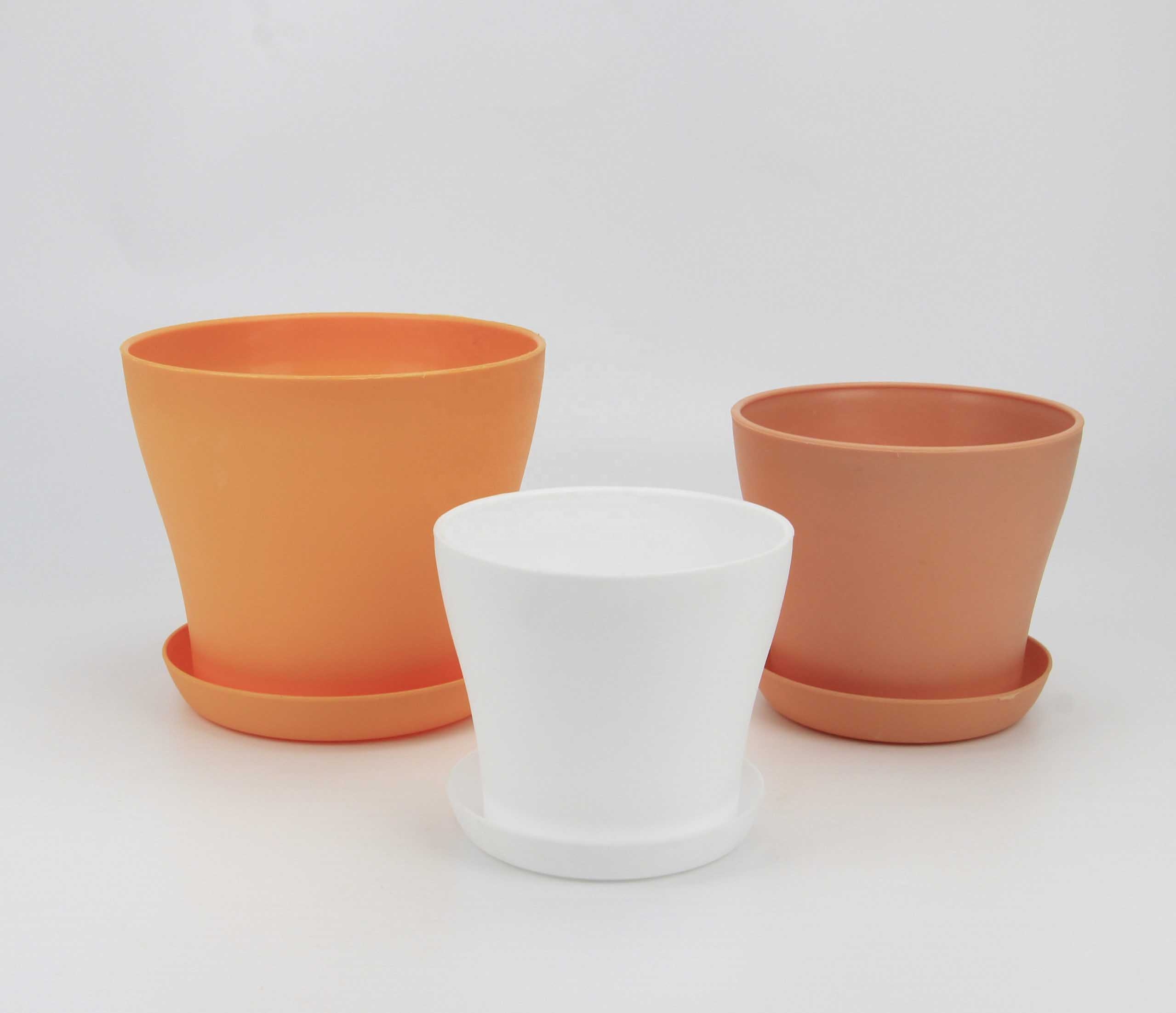 Горшки подвесные садовые металл пластик съемный крючок