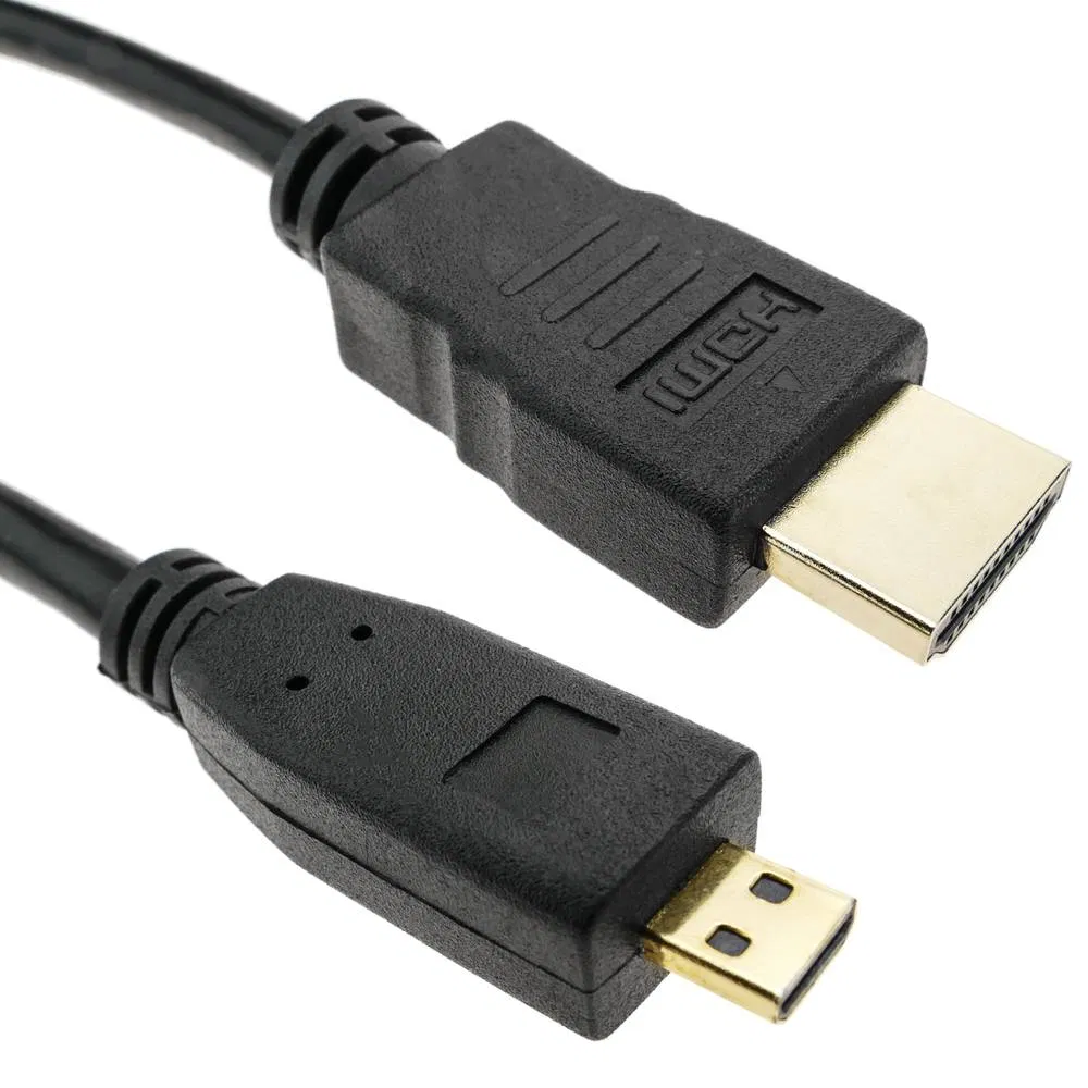 High Speed 1.4V Micro HDMI Cable Support 1080P 60Hz 3m