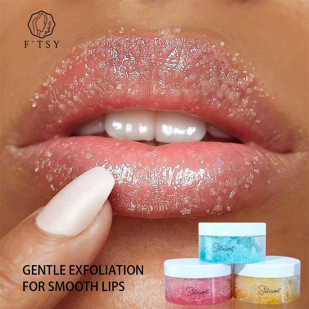 OEM ODM Factory Price Fruit Exfoliating Strawberryblueberry Orange Sugar Deep Cleansing Lip Scrub