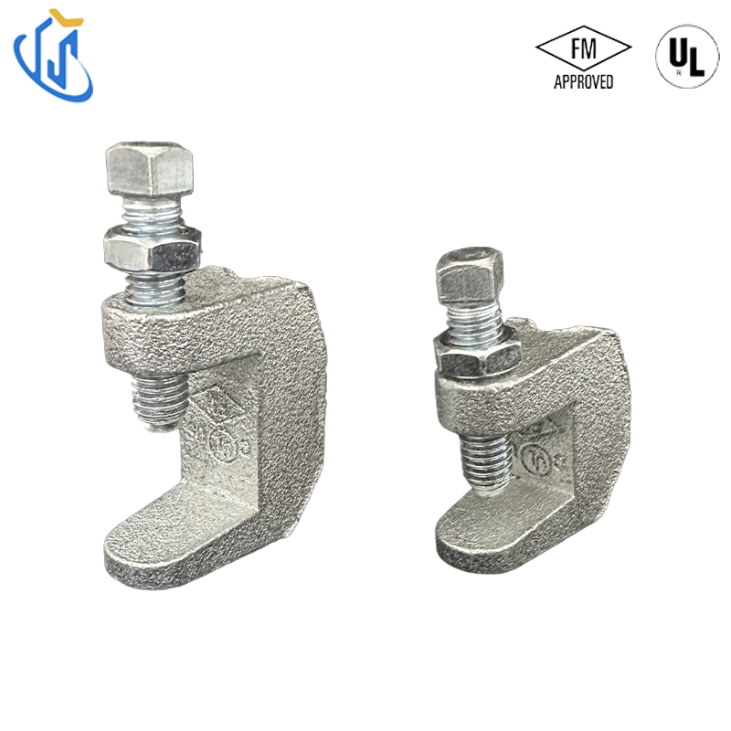 FM UL Certified M10 M12 Malleable Iron Top Beam Clamp Adapter