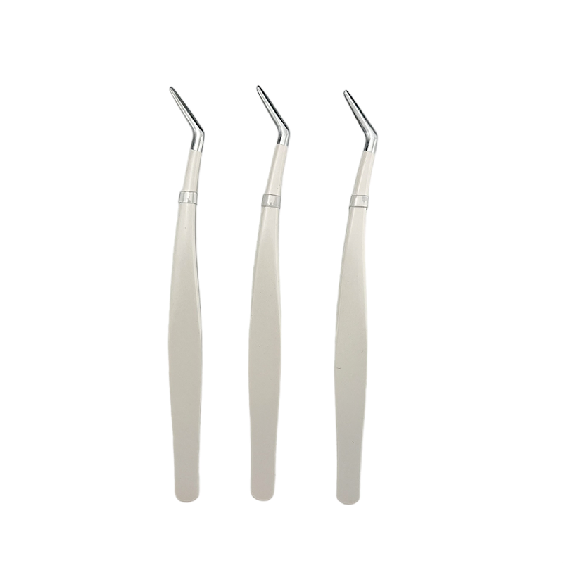 New Non-Sticky Lash Tweezer Stainless Steel Pointed Customized Eyebrow Tweezer