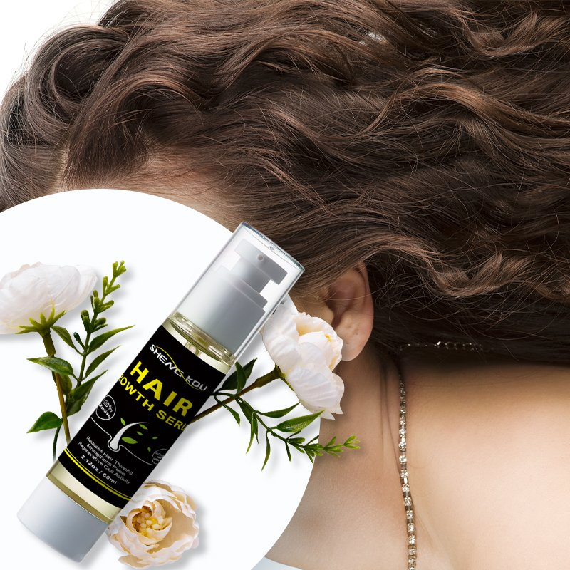 Factory Price Custom Logo Private Label Biotin Aid Hair Growth Anti-Loss Ingrown Hair Growth Serum