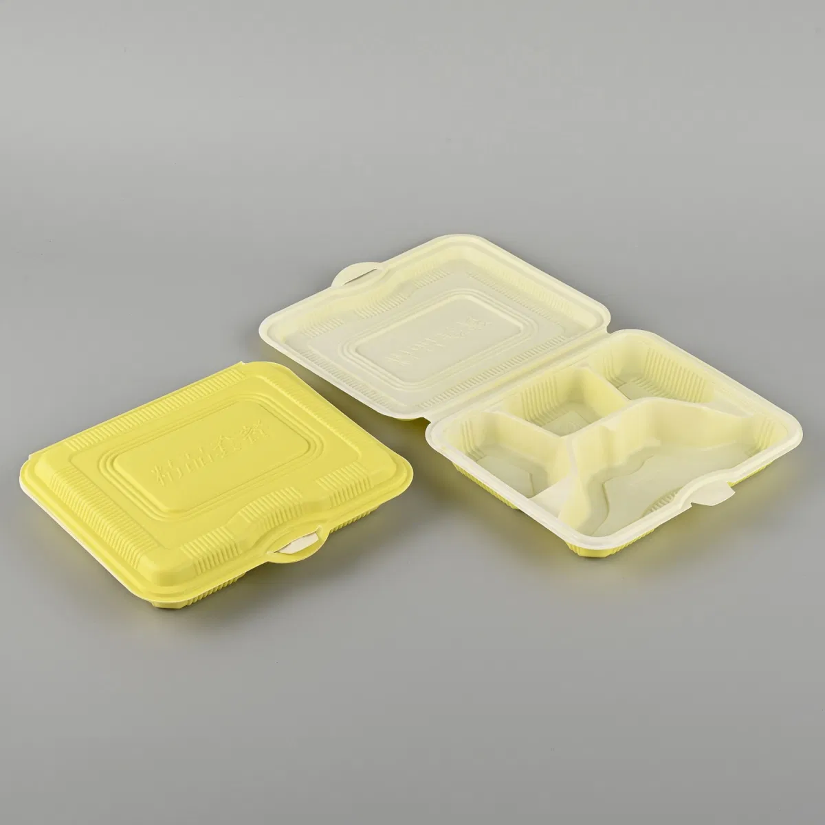 Биоразлагаемый ланч-бокс на 3 отсека