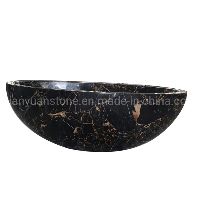 Ванна из черного мрамора