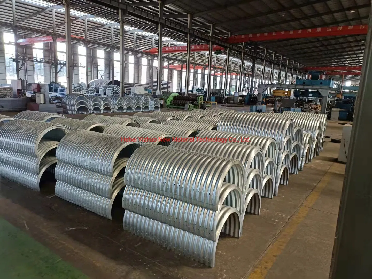 Round Zinc Coating Corrugated Metal Culvert Pipe
