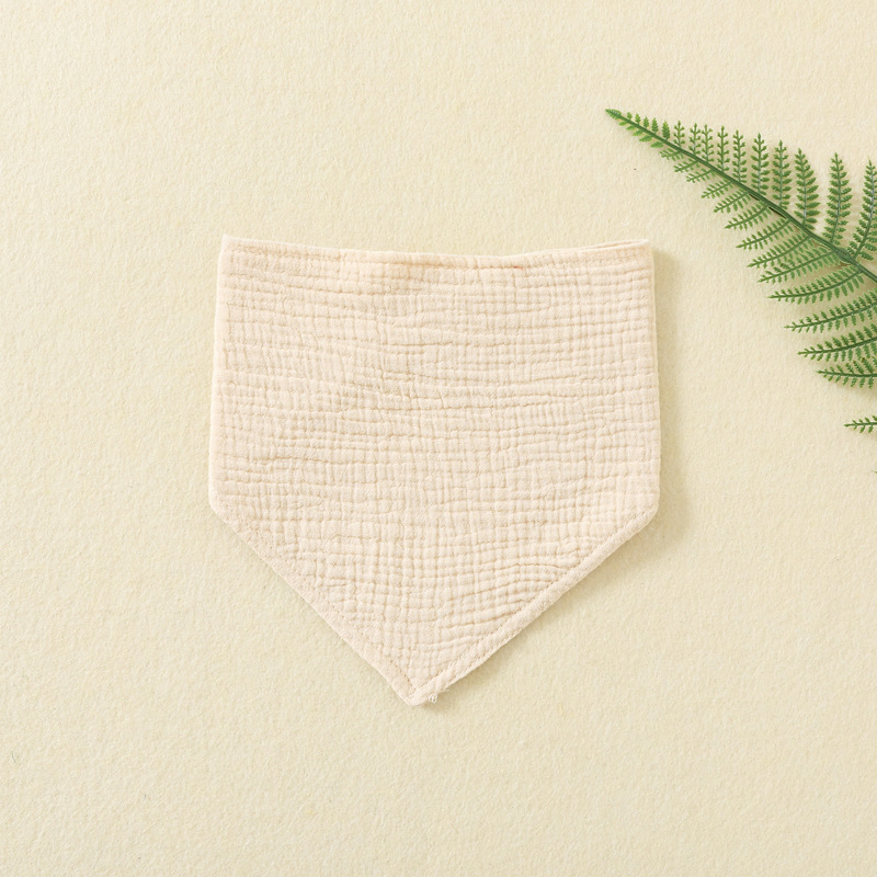 Custom Logo OEM Soft Long Muslin Baby Bibs Double Layer Drool Bibs for Newborns Feeding Time Baby Towel Bibs