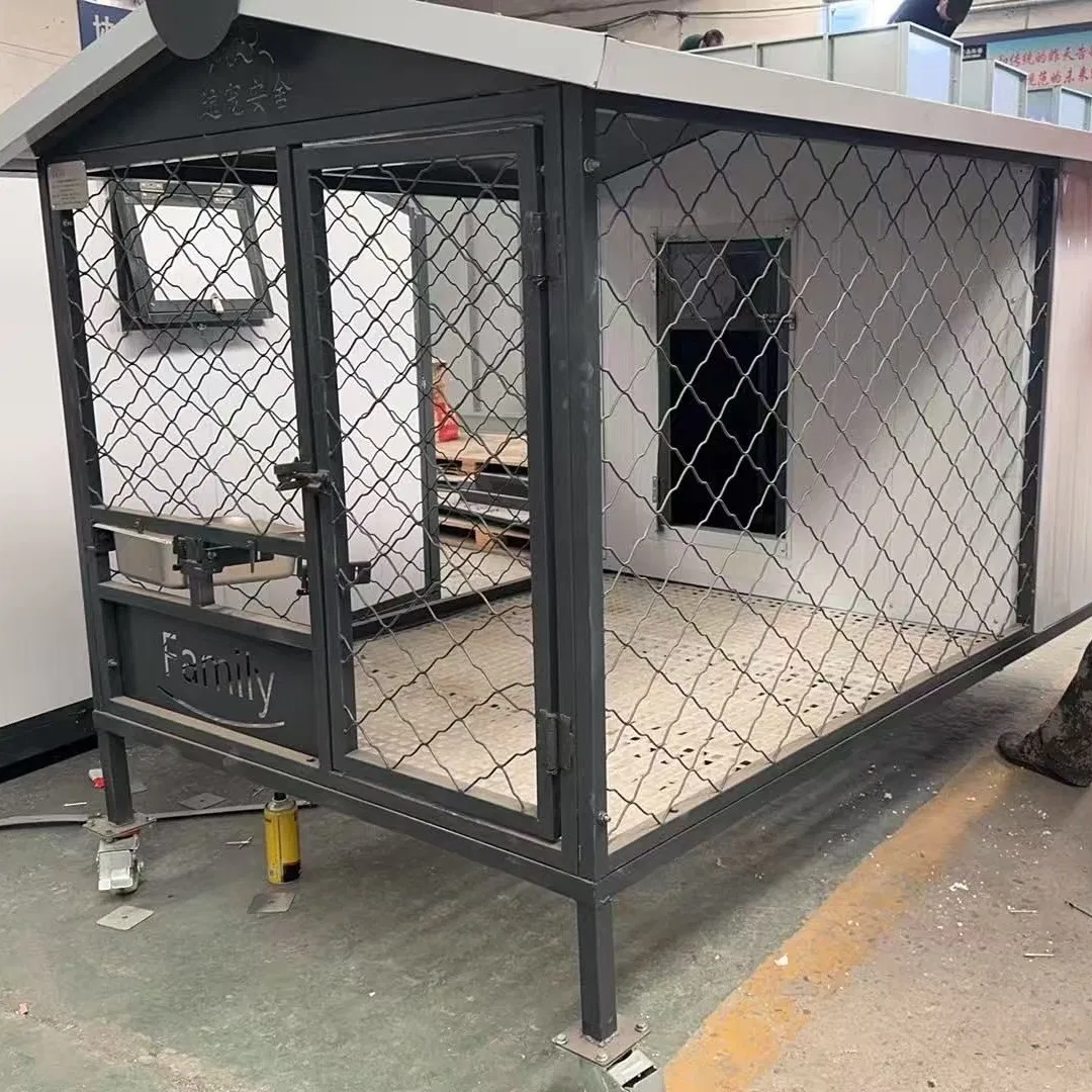 Spacious Modern Outdoor Waterproof Puppy House Kennel Large Dog Cage