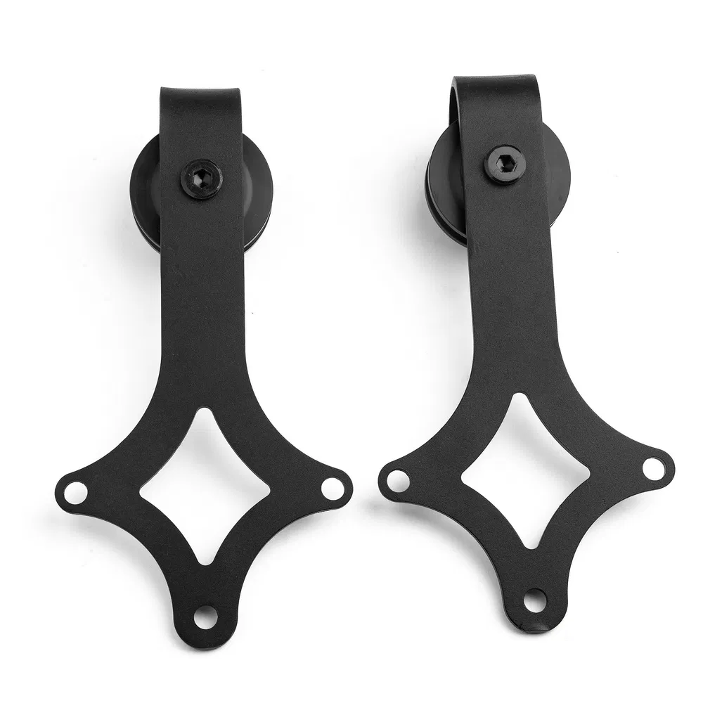 Mini Barn Door Hardware Kit 5.5FT Cabinet Sliding Door Hardware