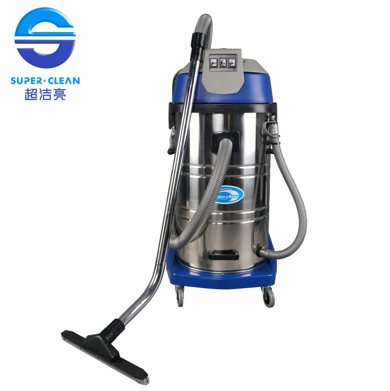 Industrial 80L 2000W Wet and Dry Vacuum Cleaner with Tilt