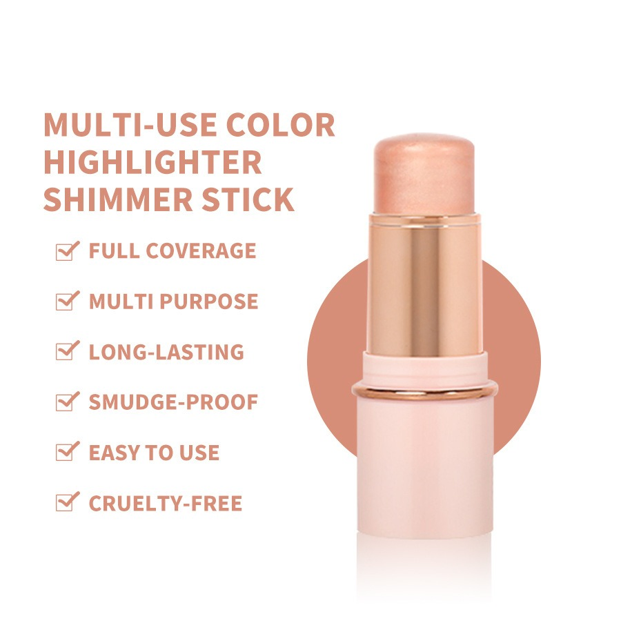 FDA Makeup Highlight Stick Natural Contour Brightening Facial Makeup Natural Highlighter Shimmer Stick