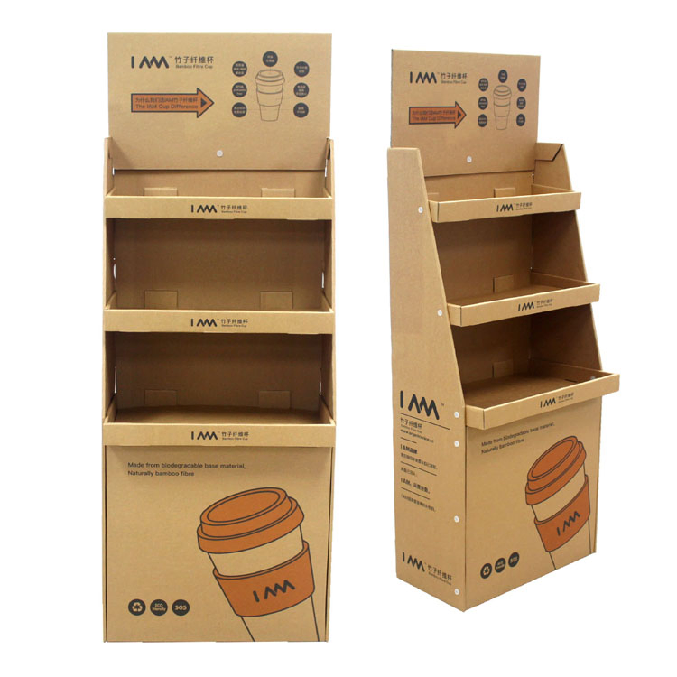 Marketing Pop up Cardboard Display Stand for Drinks, POS Wine Display