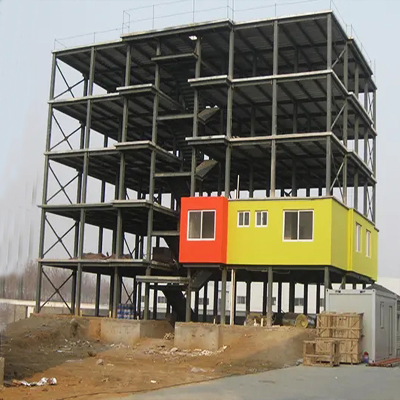Prefab Metal Frame Steel Structure Construction Building Prefabricated Hotel