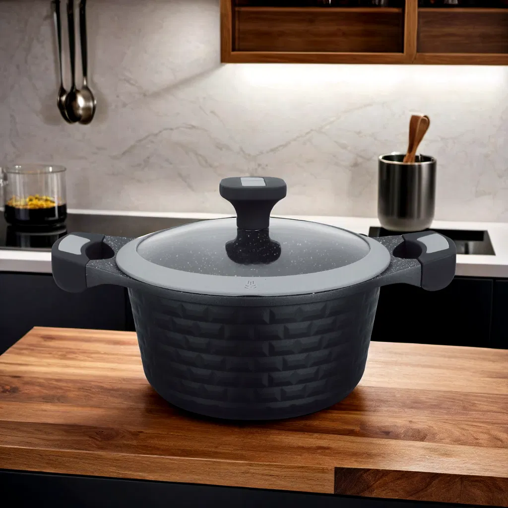 New Designed Tower-Shaped Soup Pot Casserole Multi-Purpose Aluminum Cookware