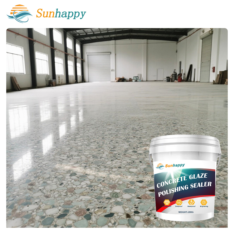 Durability Long Lifetime Quick Drying Cement Brightener Hardener Heavy-Duty Liquid Concrete Floor Glaze Polishing Sealer