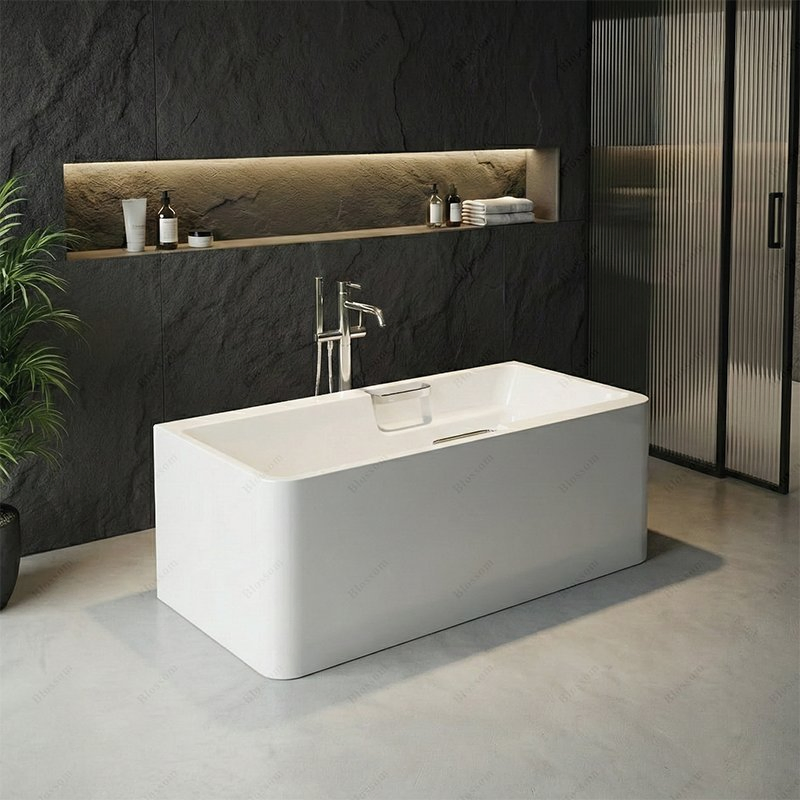 Угловая ванна Modern Simple Smooth без ободка