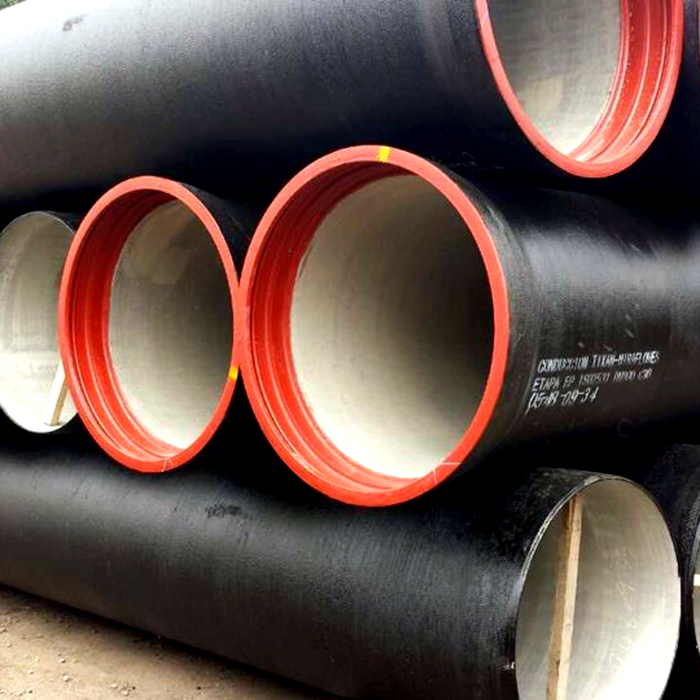 Centrifugal ISO2531 450mm Class K9 Cement Lined Ductile Cast Iron Pipe